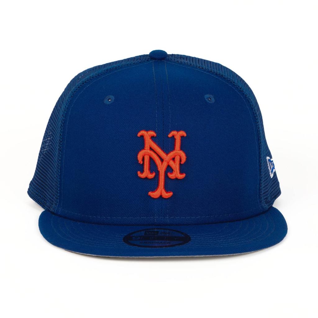 New Era MLB 9FIFTY Mesh Snapback New York Free Size Cap, Mets, Blue,