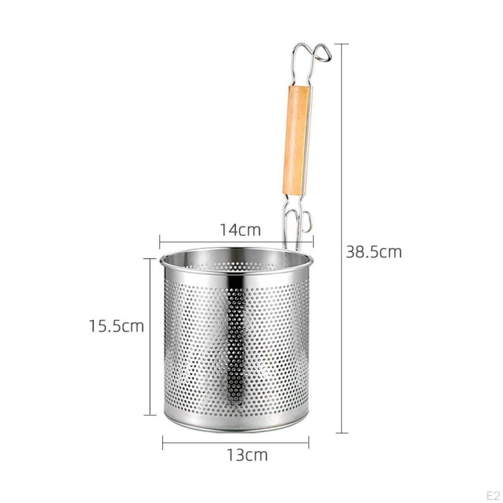 Pentola Scolapasta Multifunzione Cestello Scolapasta per Pasta Facile da Pulire Acciaio Inossidabile Sbollentatura