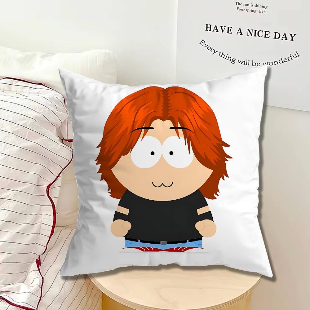 Cool Art Metal Family Dee Pillow cases Organic Linen Pillow Case DoubleSided Print Cushion Cover for Sofa Home Decor Gift