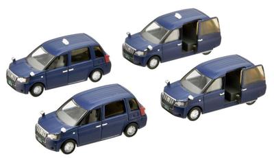 TOMYTEC The Car Collection Carcolle Basic Set Selection (Select) JPN Taxi Deep Blue Diorama Supplies 336228
