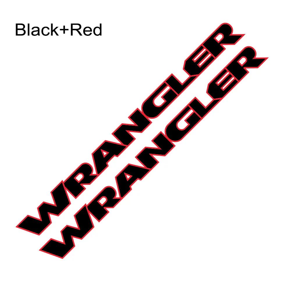 Car Hood Cover Engine Stickers For sdf1 Wrangler JK JL TJ YJ Unlimited Sahara DIY Tuning Accessories Vinyl Bonnet Decor Decals 1sdf