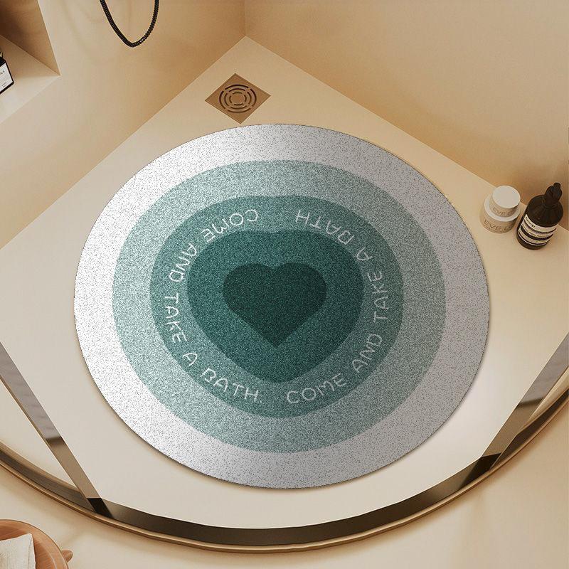 

Circular Bathroom Wire Ring Slip-resistant Mat Shower Room Bath Area Grid Bottom Hollow-out Drainage Toilet Mat 60*60