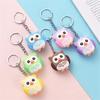 Cartoon Cute PVC Student Gift Party Bag Charms Owl Pendant Car Keychain Animal Keyring Owl Keychain