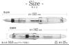 Sailor 1911 Silver Profit Large 21K Fountain Pen Demonstrator B Nib 11-2075-600 with Converter