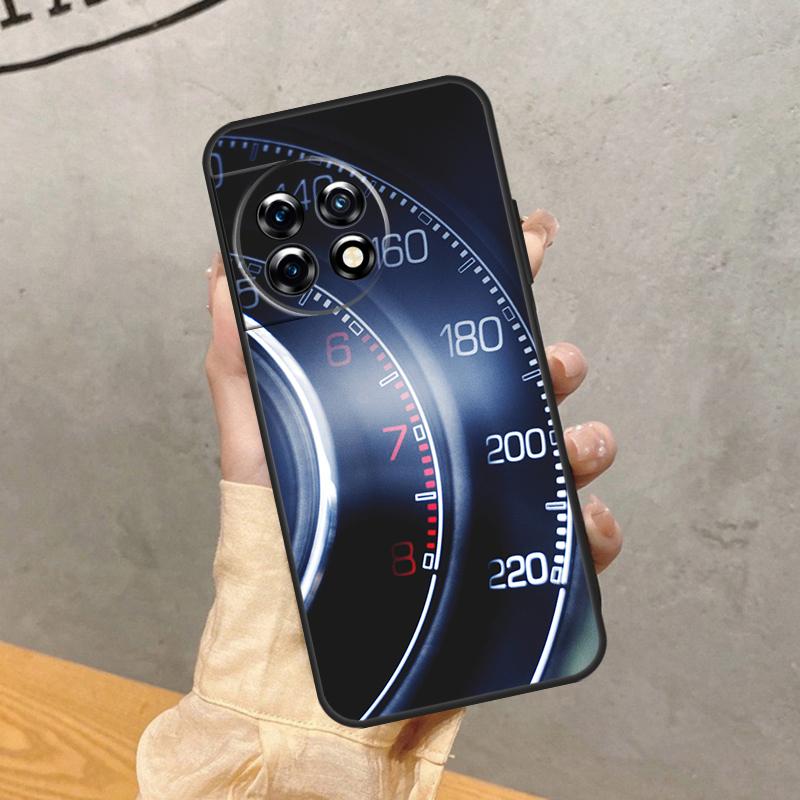 

Cool Retro Speedometer Case For OnePlus 8 9 10 Pro 15 15R 13 R 12 11 13T 10T 8T Nord CE 5 2 3 4 Lite N20 N30 Cover OnePlus 10T