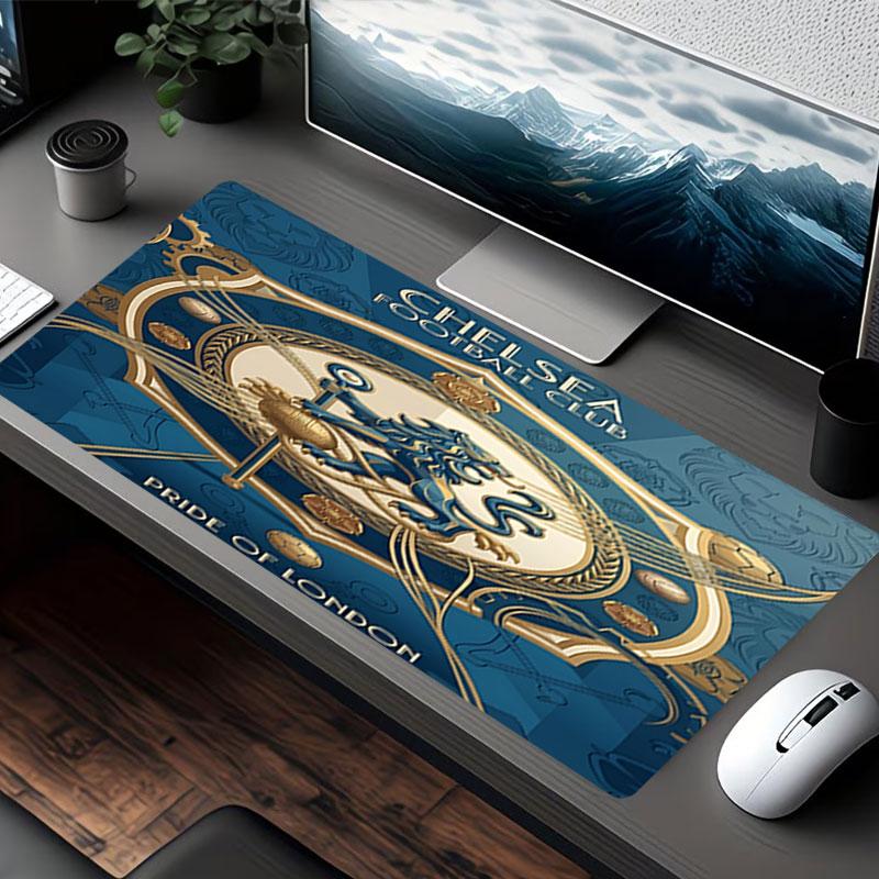 Chelsea Football Club Print Mouse Pad, for Keyboard Pad Laptop PC Mat for Office Home Use, Desk Decor, Perfect Birthday Gift for Gamers