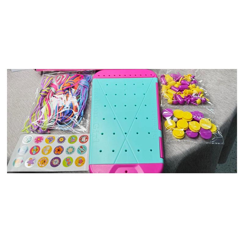 2025 Trend Friendship Bracelet Jewelry Making Kit For Girl Arts And Crafts Bracelets String Maker Kit Pretend Play Gift