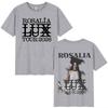 Rosalia LUX Tour 2026 Merch T Shirts Mens Women Clothing Casual pure Cotton Tshirt Fashion Harajuku Short Sleeve Tshirts