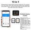 13 In 1 Tuya WIFI Air Quality Detector Detector Monitors CO2 Concentration, TVOC Value and HCHO Value In Real Time