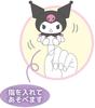 Tees Factory Sanrio Kuromi Characters Finger Puppet Mascot, 75mm H X 80mm W X 50mm D (SR-5541527KU)