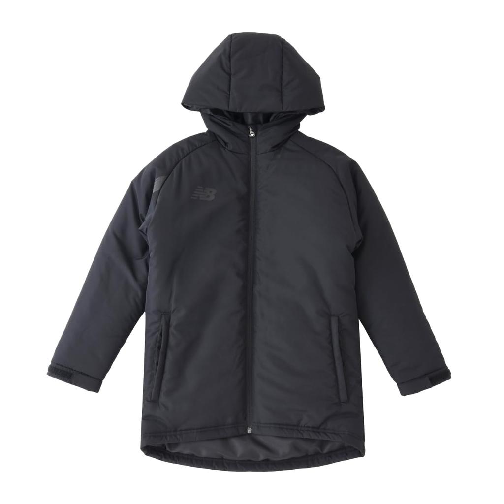 [New Balance] Kids Junior Padded Long Coat Water-Repellent (ABJ45267) Children's Soccer Water-Repellent ABJ45268 BK (Black) Size 130