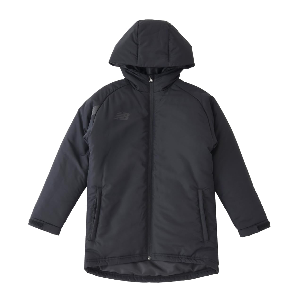 

[New Balance] Kids Junior Padded Long Coat Water-Repellent (ABJ45267) Children s Soccer Water-Repellent ABJ45268 BK (Black) Size 130