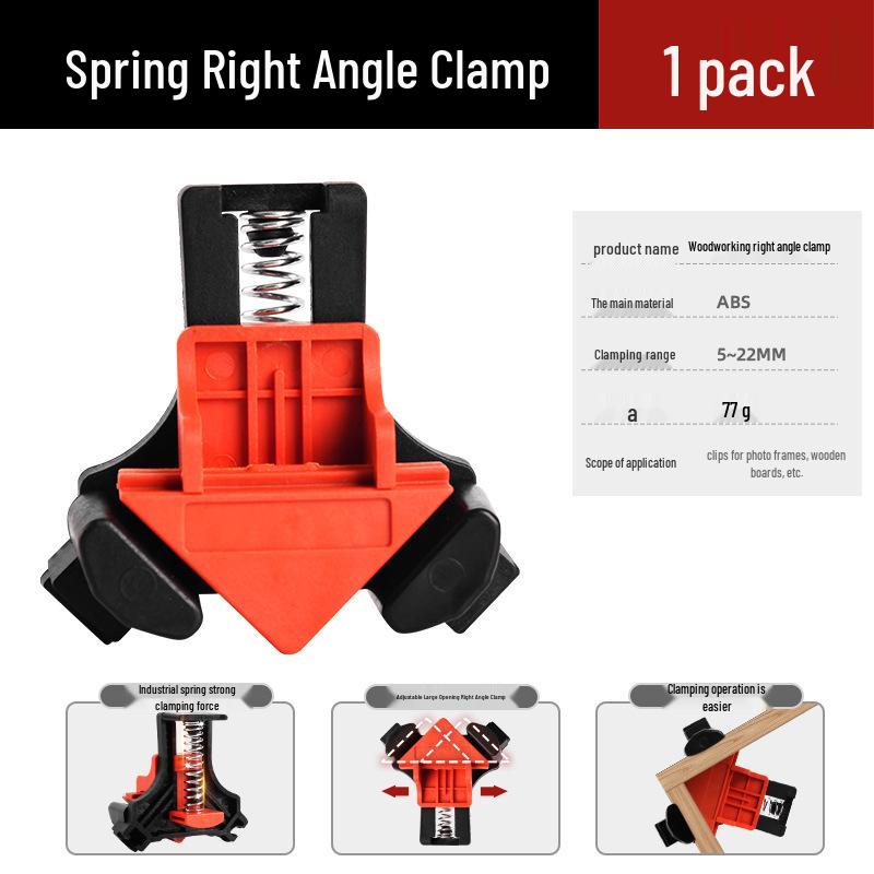 

90° Woodworking Right Angle Clamp Jig for Frames and Tanks