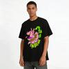 Hustler Piggy Hip-Hop Graphic Tee Street Style Unisex Top Pure Cotton T-shirt