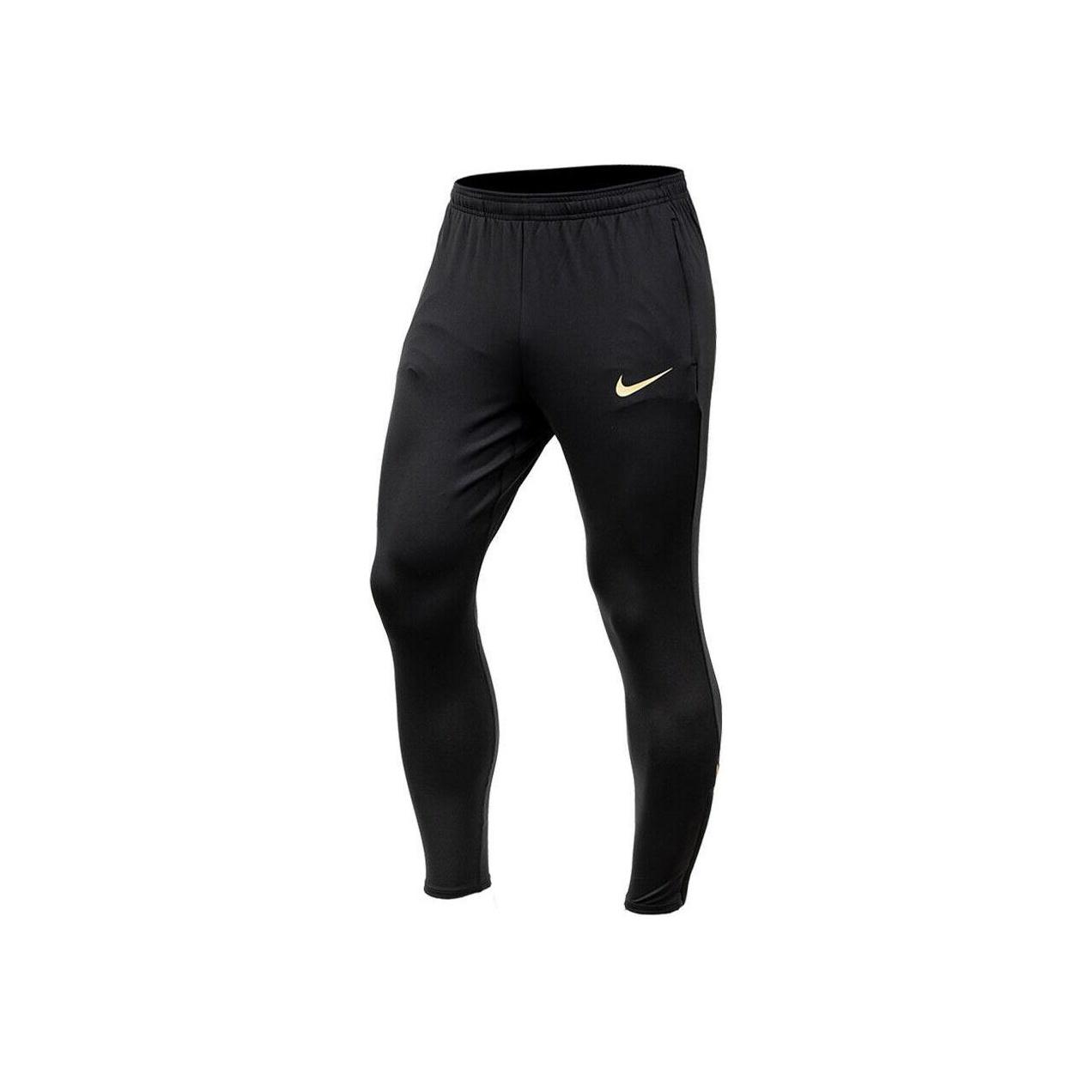 

Футбольные брюки Nike Dri-FIT с эластичным поясом и принтом логотипа спереди, мужские брюки черного цвета FN2406-011 M