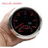 Car Truck Boat 85mm Digital Red Backlight GPS Speedometer w/Tachometer 0-200MPH