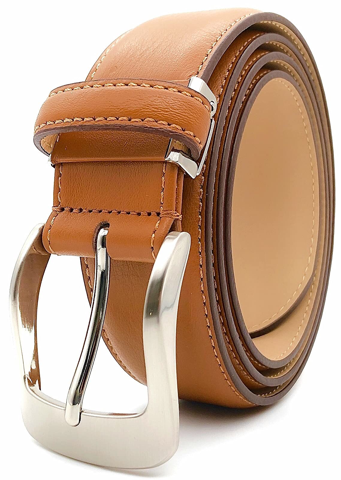 

Iida Kobo Ручная работа Кожа вагю Сделано Непосредственно от японского Гладкий и регулируемый размер Коричневый Ремень японского производства, Ремень, Япония, Производитель, Мужской