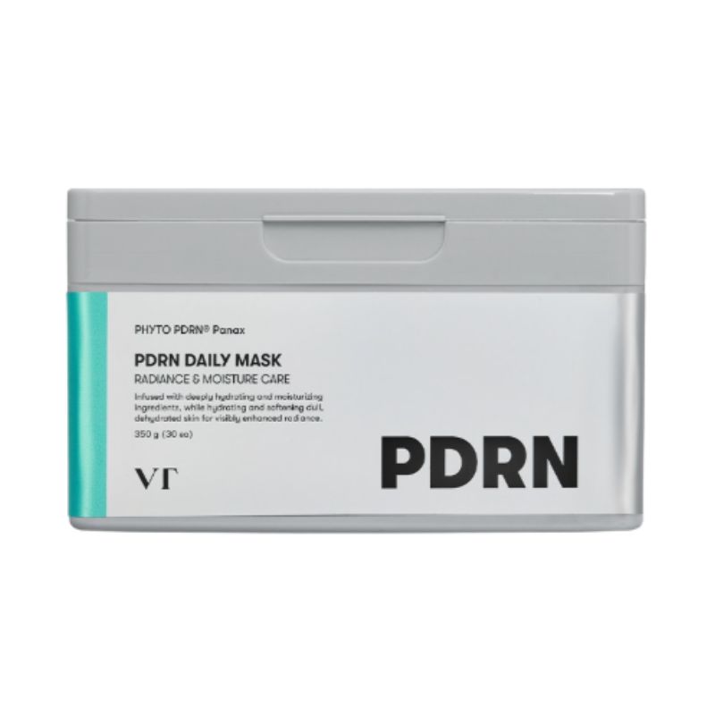 VT Cosmetics PDRN Daily Mask 30 Sheets 350g – Hydrating & Skin Repair Sheet Mask Set