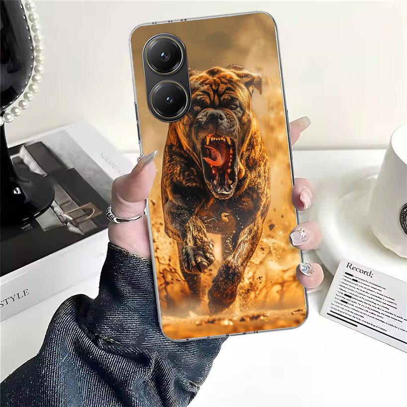 

Pit Bull Pet Dog Pitbull Soft Phone Case For Xiaomi Redmi 15C 15 13C 13 Poco X5 X6 X7 F7 Ultra M7 12C 12 10 10C 9C 9A 9T 9 Funda Redmi 12
