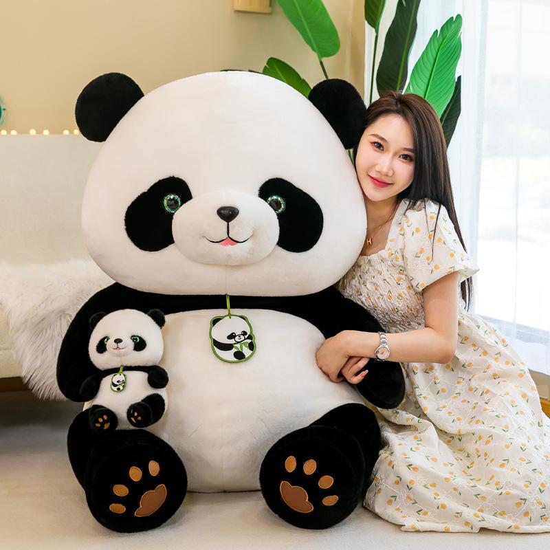New Beibei Panda Plush Toy Sichuan Chengdu Simulated Panda Doll Doll Memorial Gift