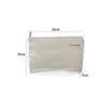 Solid Color Floral Makeup Pouch Simple Portable Clutch Bag Skincare Toiletry Ba Storage Organizer for Women Travel