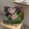 1pc Diane Anime Cartoon Characters Pillow Case Fashion Square Pillowcase Bedroom Sofa Room Ins Decoration Leisure