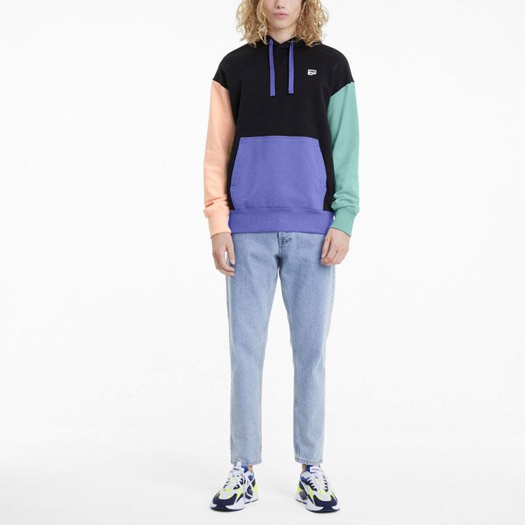 PUMA Men's Downtown Embroidery Logo Hoodie Multi-Color 531430-51