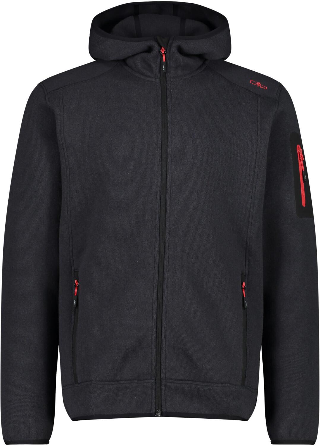 

Куртка CMP Man Jacket Knitted Fix Hood (3H60847N) антрацит/феррари 56