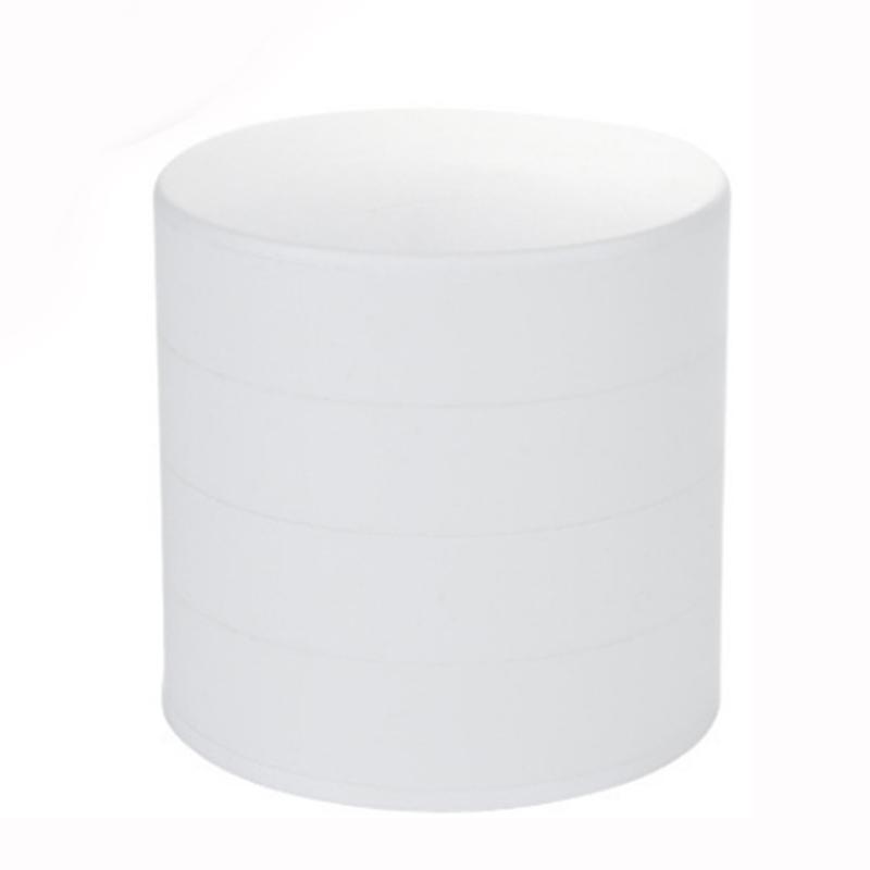 Drehbare mehrschichtige Desktop-Aufbewahrungsbox für Haaraccessoires, Schmuck, Kosmetik mit staubdichtem Deckel