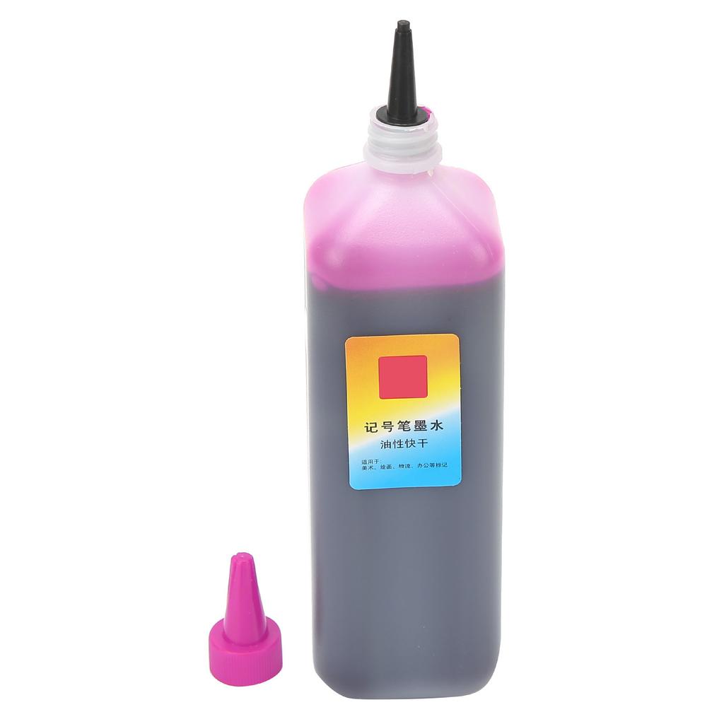 Marker Refill Ink Color Permanent Poster Pen Replenishing Liquid Art Craft Supplies200ml Peach Pink