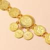 Coin Shape Ankle Bracelet with Adjustable Length Fashion Jewelry Ankle Ornament Alloy Texture Suitable for Any Occasion