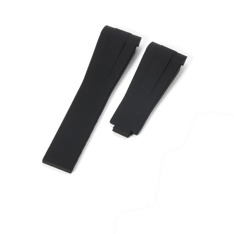 

Rolex Зеленый Submariner Explorer GMT Daytona Yacht-Master Черный Силиконовый Ремешок для Часов, 20 мм 20mm