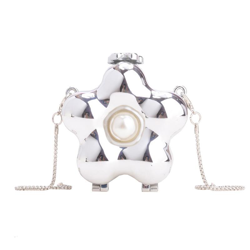 Acrylic Lipstick Bag For Wommen High Quality Acrylic Shoulder Bag Flower Bow Bag Mini Change Key Crossbody Bag