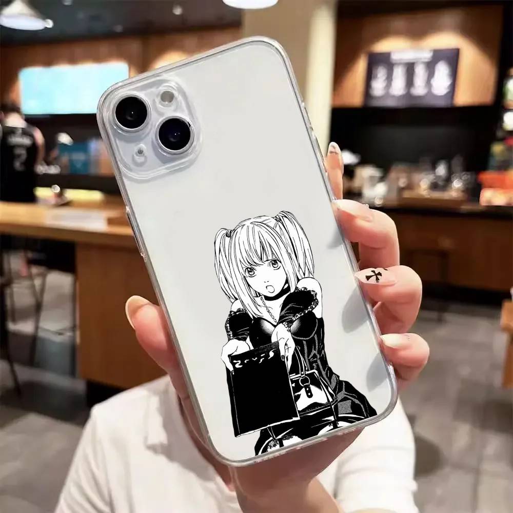 

Роскошный прозрачный чехол для телефона Death Note для IPhone 17 16 15 Pro Max 14 13 12 11 iPhone 16 Pro Max