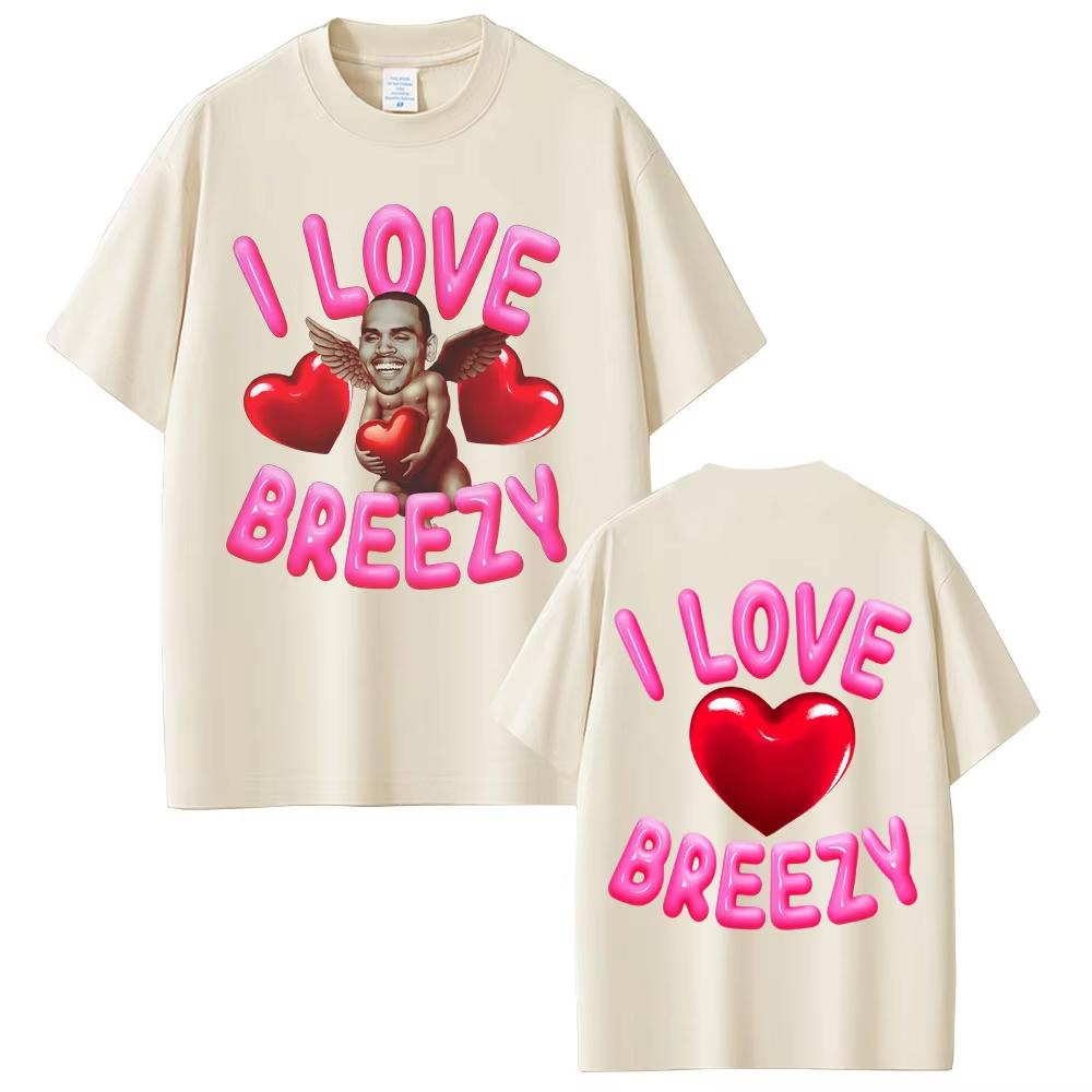 Vintage Washed Chris Brown Breezy Bowl XX Tour 2025 R&B Pop Graphic T-shirt Men Women Printed Tee Summer Casual Fashion Clothing Tops Streetwear