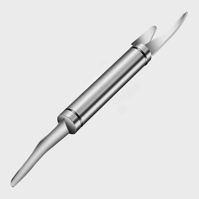 Stainless Steel Shrimp Line & Shell Peeler – 2-in-1 Back Opener & Remover Knife for Home Use