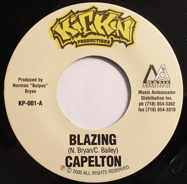 

7inch Record CAPLETON - Blazing KP001 Kickin Producti Jamaica Reggae, Ska & Dub Used