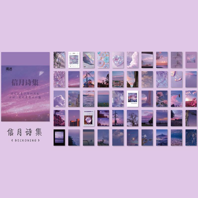 

50 Sheets World scenery Style Sticker Book Washi Paper Journal DIY Material Decoration Sticker Memo Pad Scrapbook Stationery