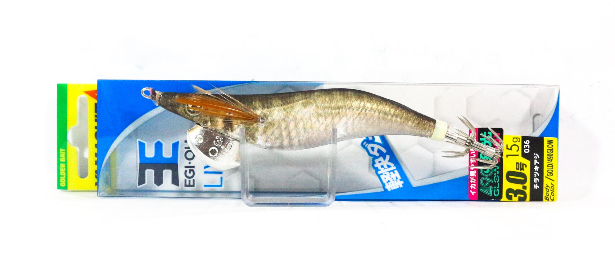 

Yamashita Live Egi-O-Q Squid Jig 3.0-15grams-3.5-4 sec per m TTA (5679)