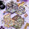 1 set Kawaii 3D DIY Landscaping Stickers Cartoon Miniature Scene Visual Stacking Three-dimensional Stickers Children Gift