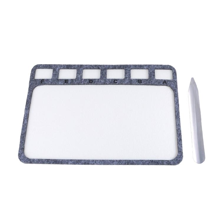 

Multipurpose Jewelry Beading Work Mats 2Pcs Sturdy Felt Craft Bead Designs Boards Accessory for Home Decoration 1