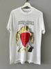 The Cure Band seltenes Design weißes Kurzarm-Remake T-Shirt vtg Basic