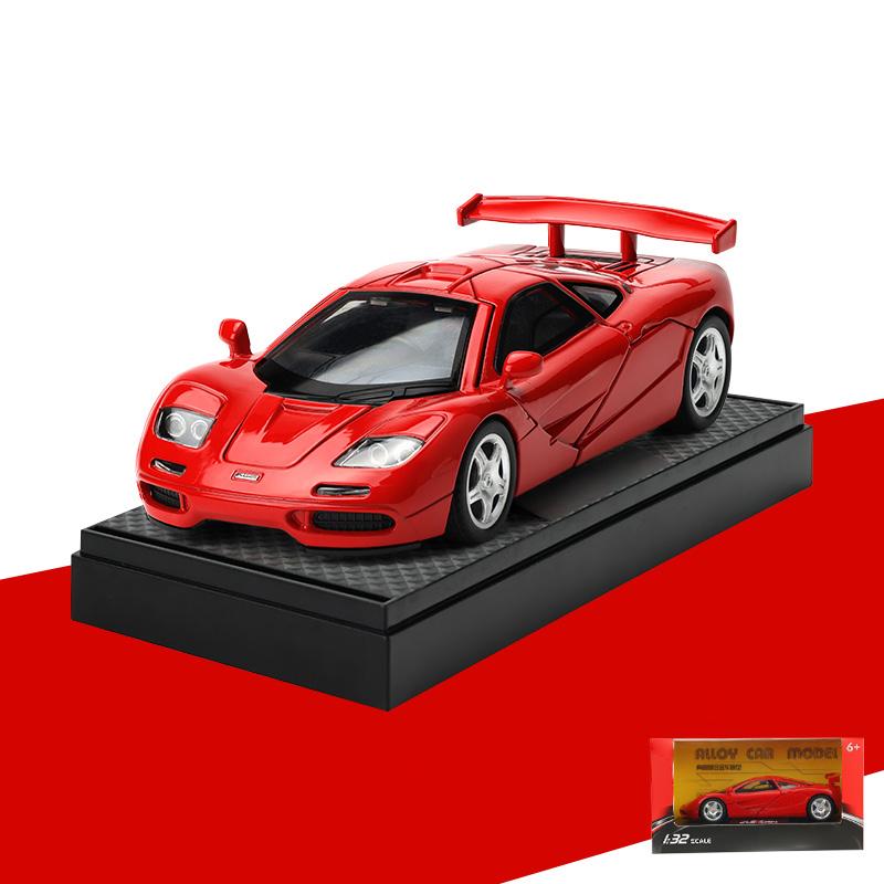 1/32 McLaren F1 XP4 XP5 1933 Supercar Alloy Die Casting Model Car Trendy Toy Ornament Indoor Decoration Hobby Collection Present