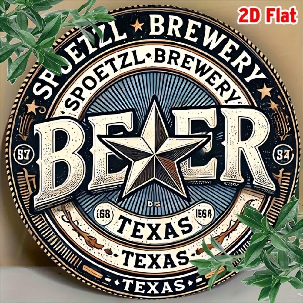 Metal Tin Sign Retro Art 20x20cm Home Wall Decor