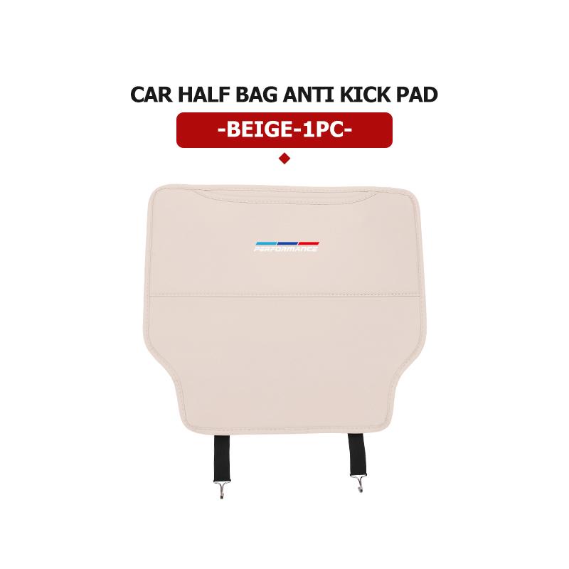 

Leather Car Seat Back Protection Anti-Kick Pad Seat Storage Bag For BMW 1 3 5 Series G30 G32 G38 2021 2020 2019 2018 E46 E91