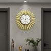 Metal Hang Clocks Retro Wall Clock Living Room Modern Luxury Silent Watch Household Mechanical Watches Decoration Accessories