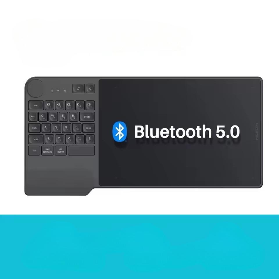 

Keydial KD200 Планшет Беспроводной графический цифровой планшет для рисования с клавиатурой Mesa graphics tablet чёрный