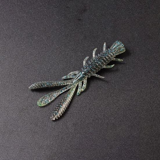 10 pièces 7cm/2.45g Leurre de pêche Bonne flexibilité Haute élasticité Conception de simulation Couleur vive