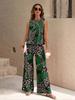 1116 New European and American Fashion Ethnic Geometric Tank Pants Set WN11+MRO6