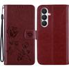 Embossed Rose Flip Leather Phone Case for Samsung Galaxy M34 5G,M23,M15,M14 Wallet Card Slots Shell